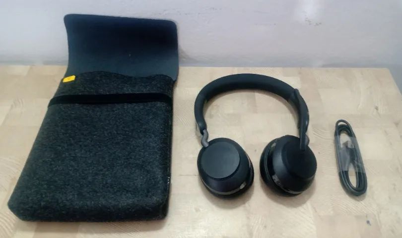 Fone / Hedfone sem fio Envolve 2 - 65 Jabra ( Sony ) na caixa sem uso  - Foto 2