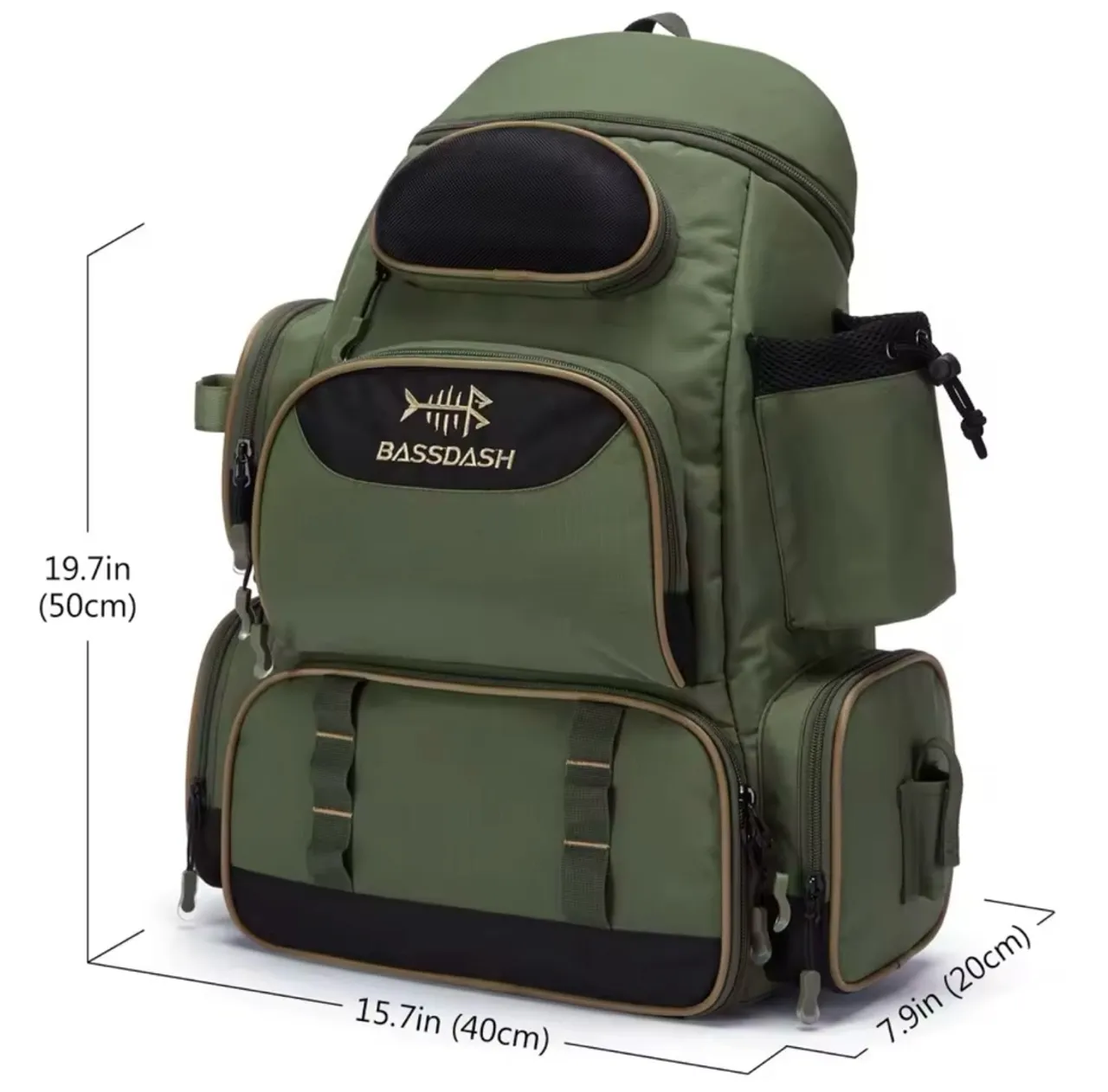 Mochila de Pesca Bassdash - Ampla e Resistente