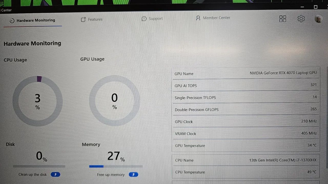 MSI Sword HX 16 RTX 4070 1.5Tb SSD 32Gb Ram - Foto 4