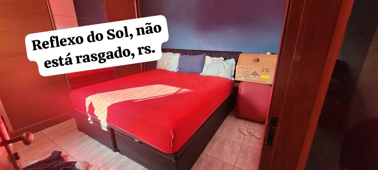 Cama Box Casal Vermelha - Foto 3