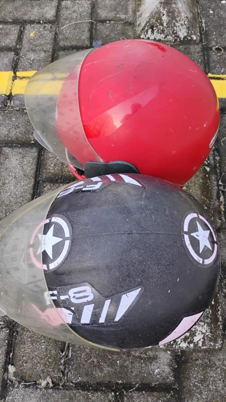 Capacetes pra vender rápido 