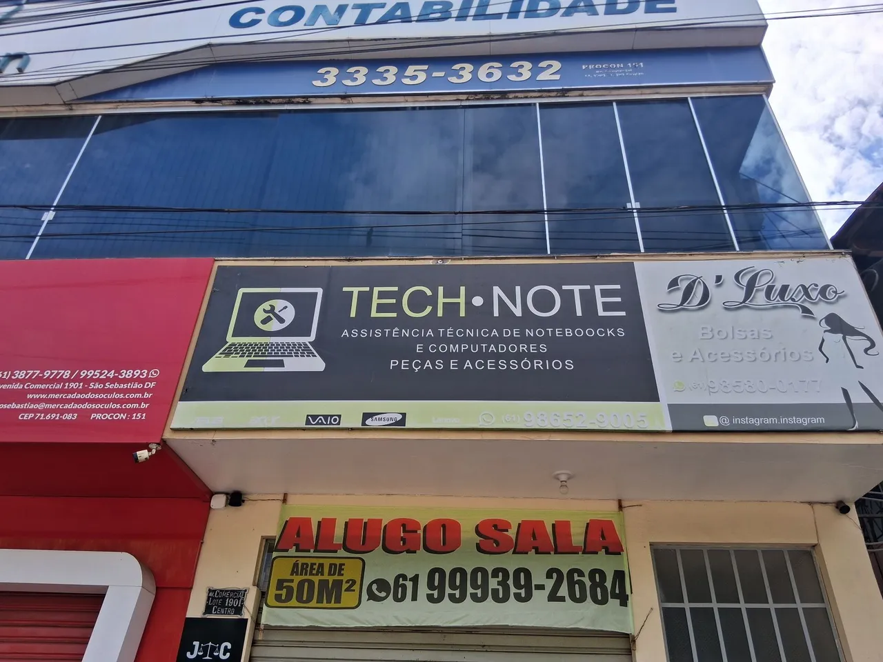 ALUGO EXCELENTE SALA NO CENTRO DA CIDADE DE SÃO SEBASTIÃO DF.