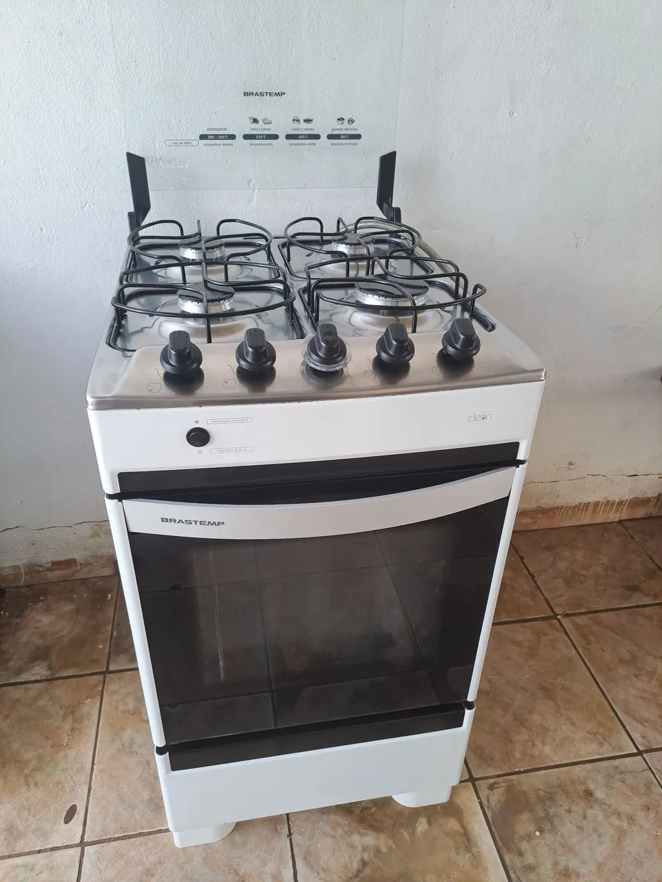 Fogão Brastemp Clean 4 bocas