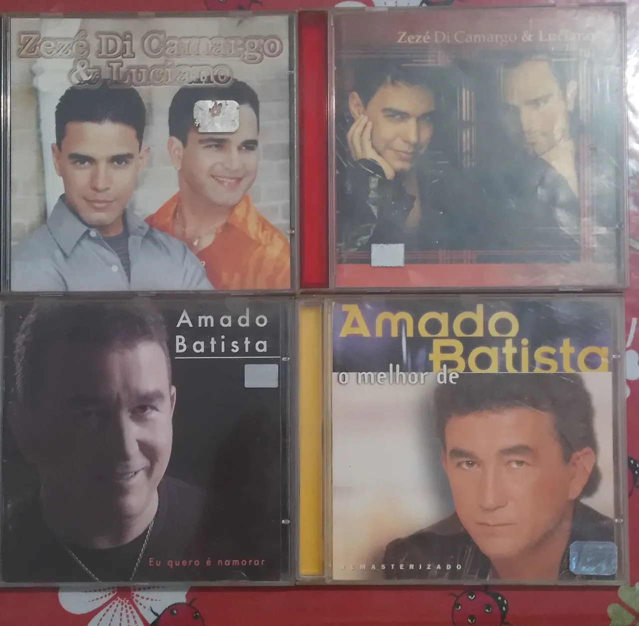 CDs Musicais - Zezé Di Camargo, Luciano, Amado Batista.
