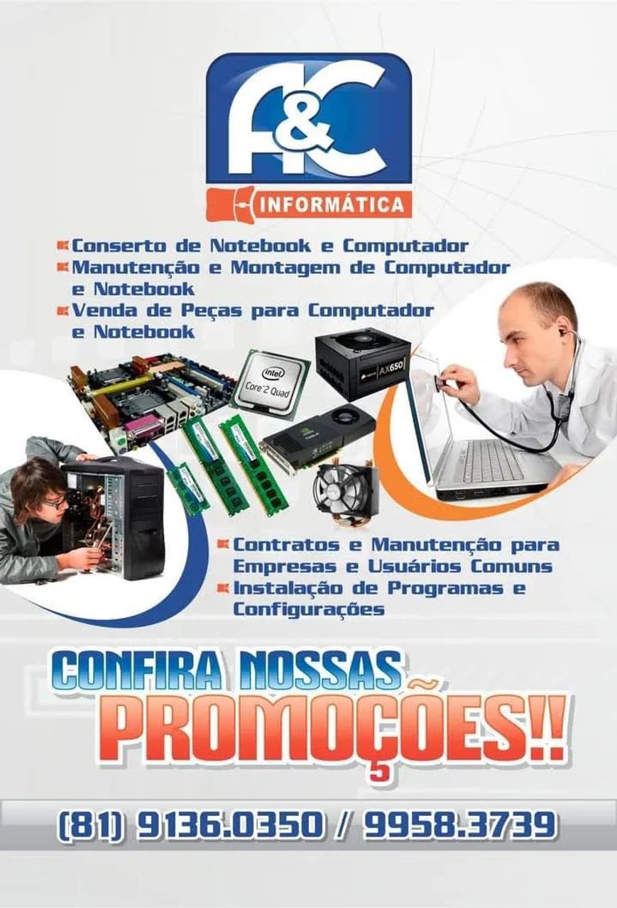 Consertos e manutenções em gerais 