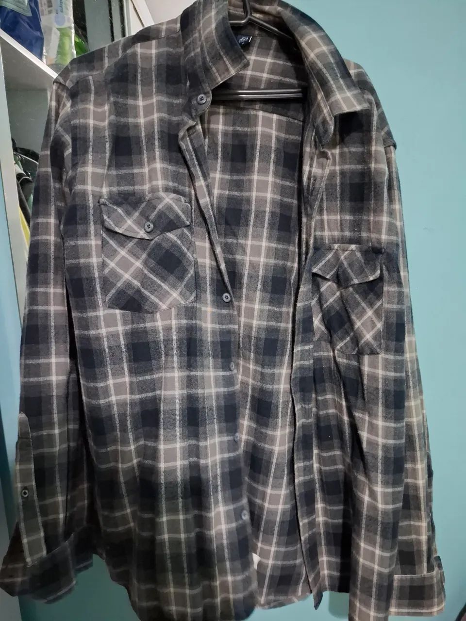 Camisa xadrez masculina
