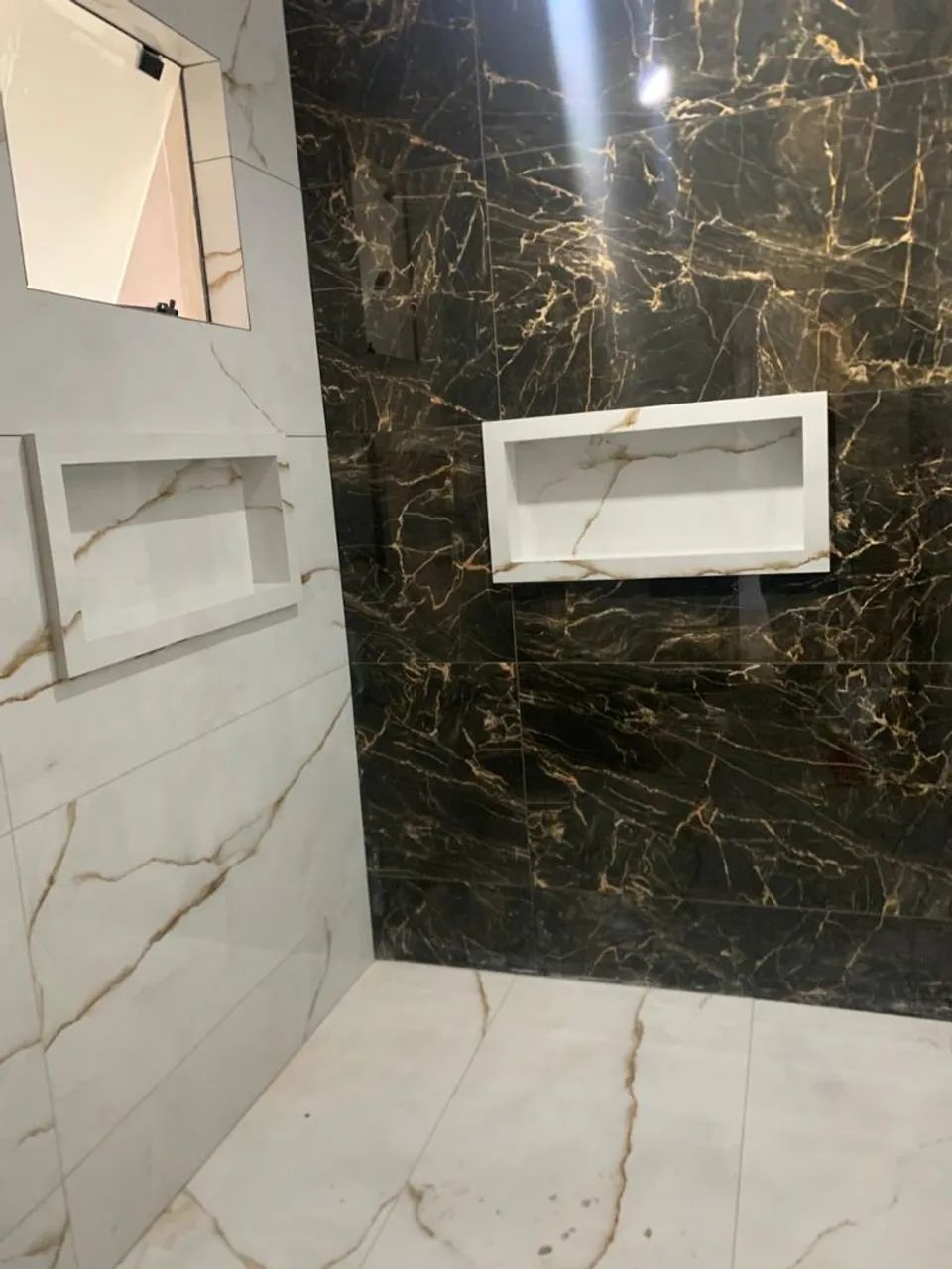 Nicho  em porcelanato para banheiro - Foto 6