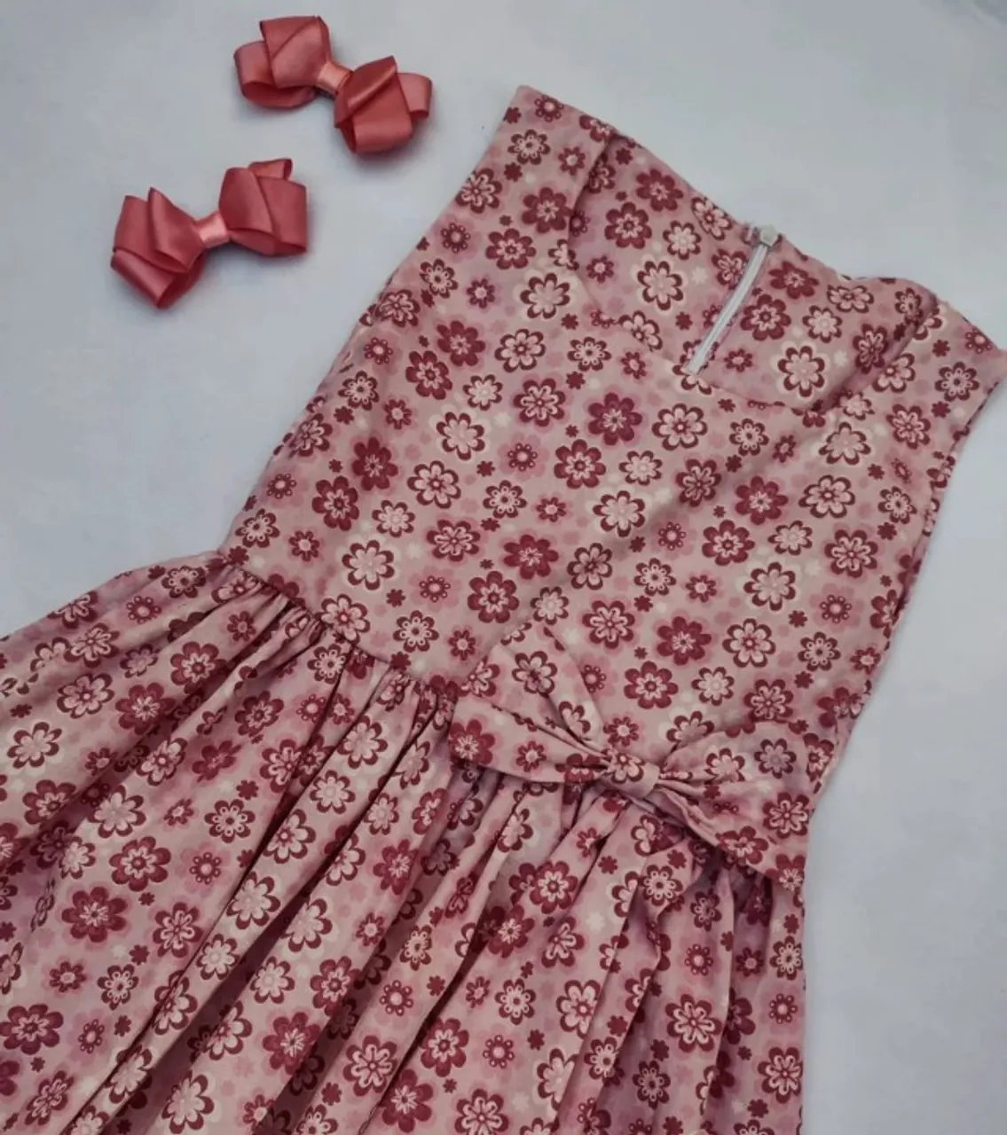 Vestido infantil flores