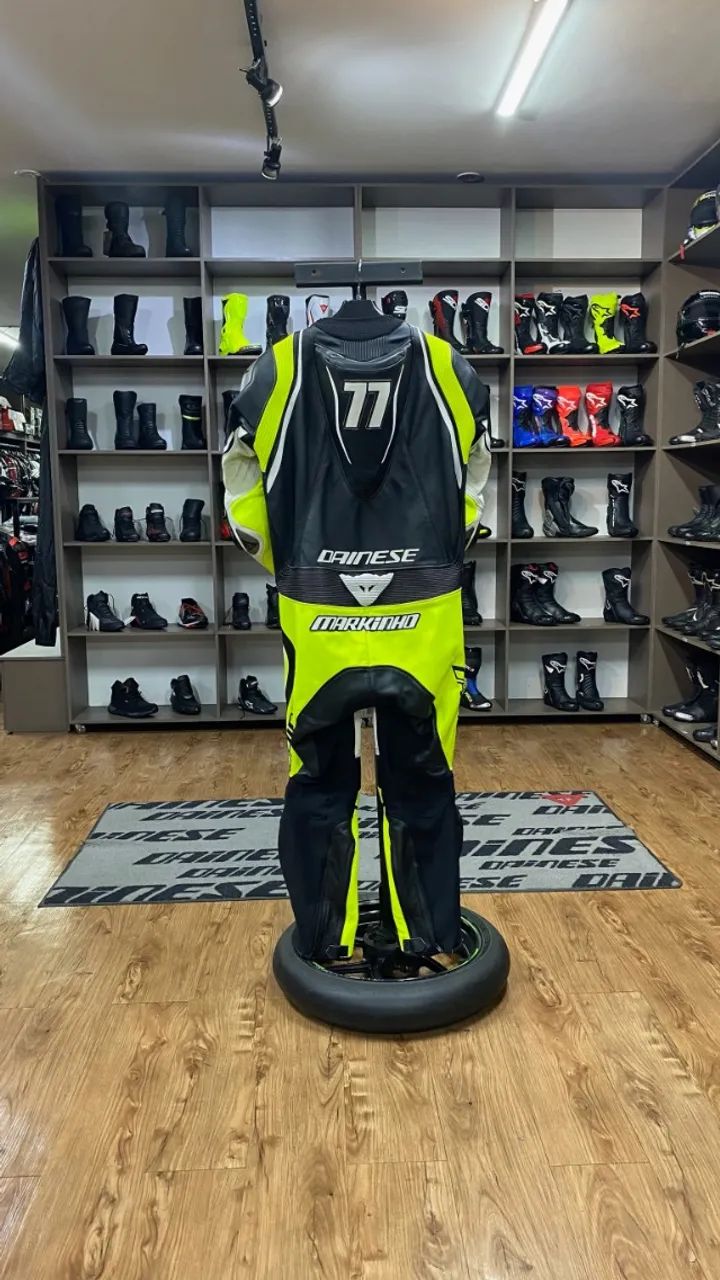 Macacão Dainese Laguna Seca 4 Pró Perfurado Peça Única Tamanho 54 Eur Seminovo - Foto 2