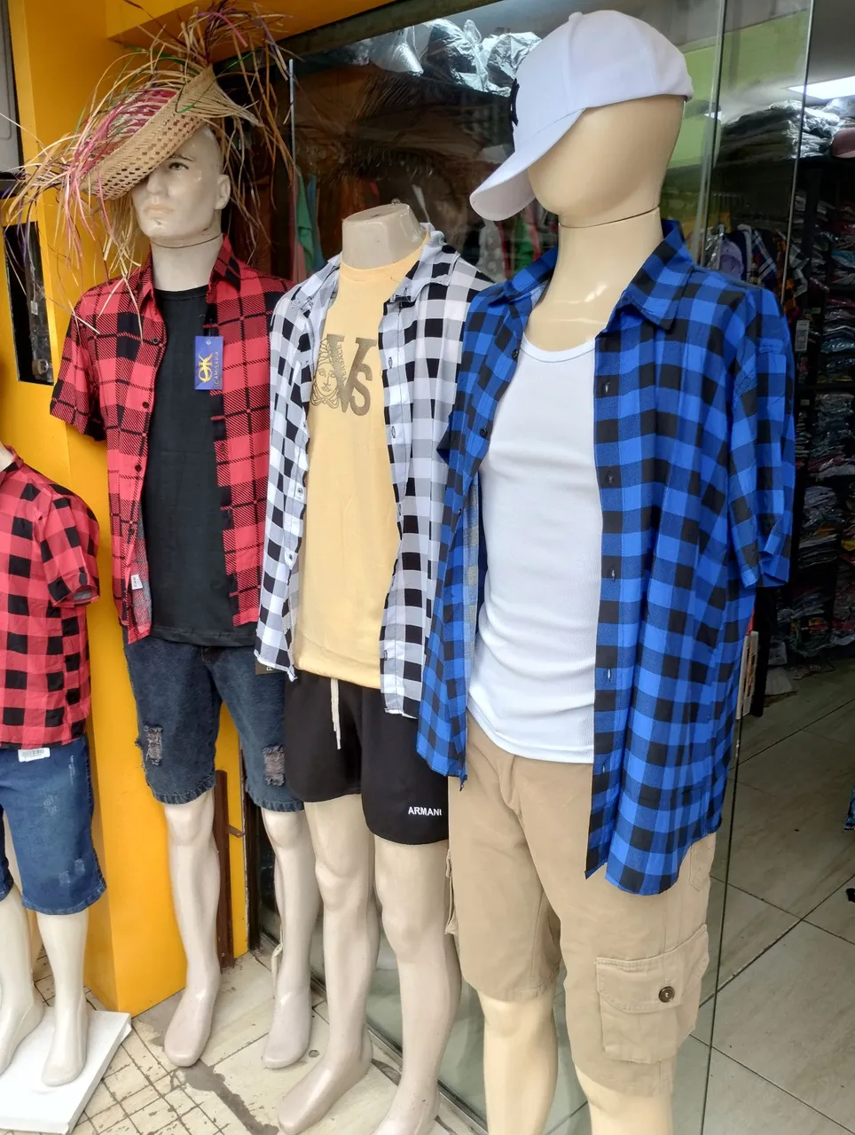 Camisa xadrez masculino