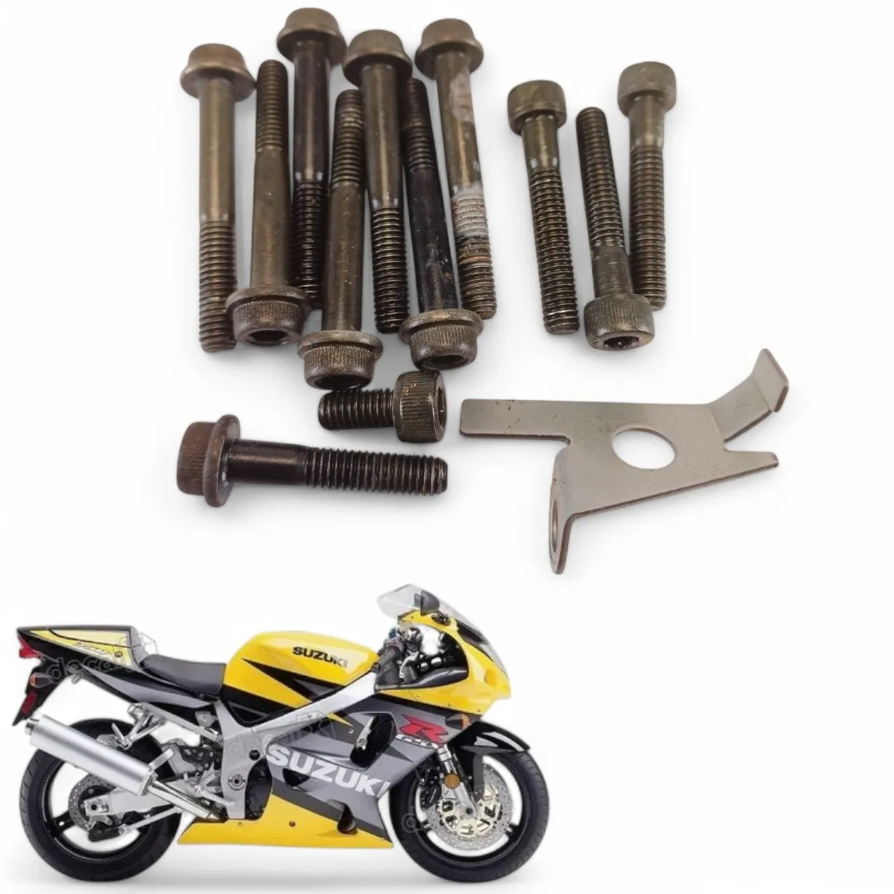 Kit Parafuso Tampa Esquerda Motor Suzuki Srad 750 2003