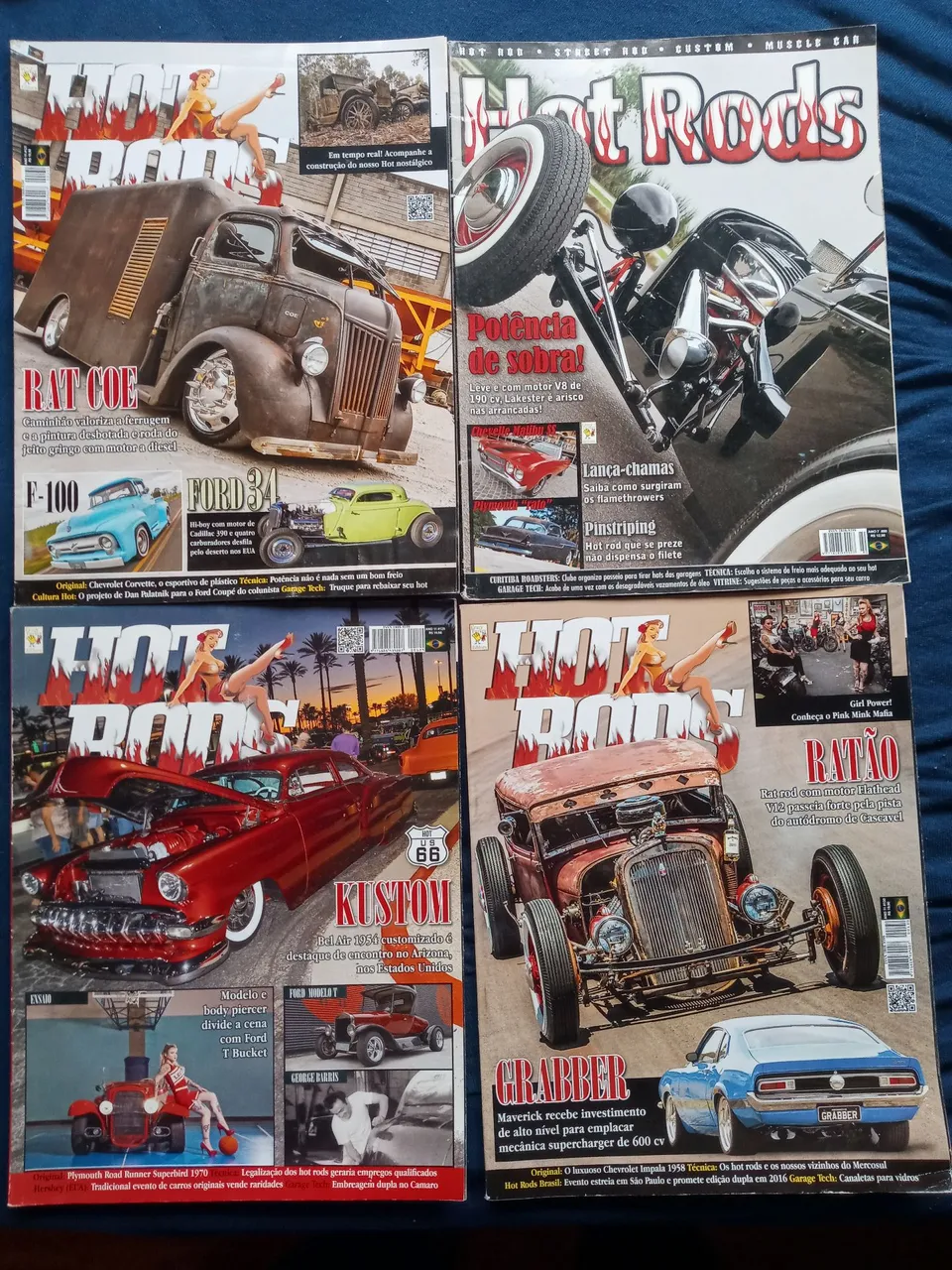 Revista Hot Rods - Edições Colecionáveis