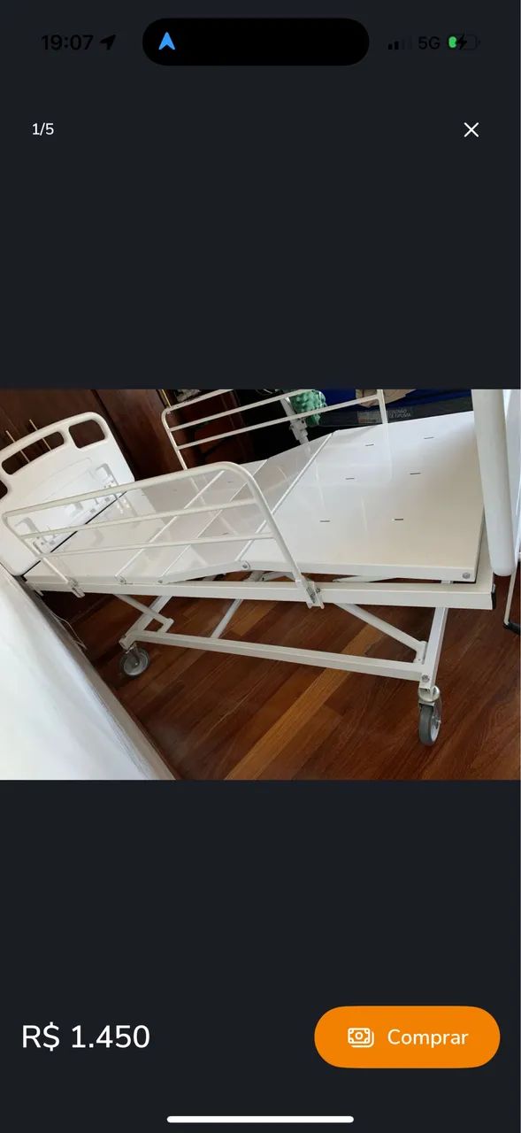 Cama Hospitalar - Imperdível 