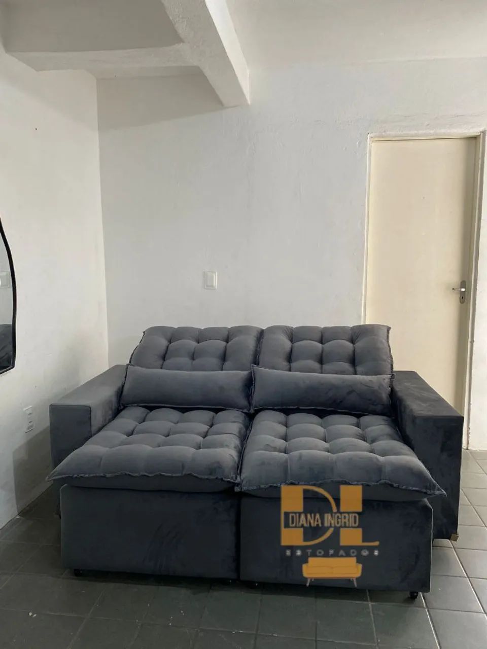 Sofá Cinza Modular Confortável - Foto 2