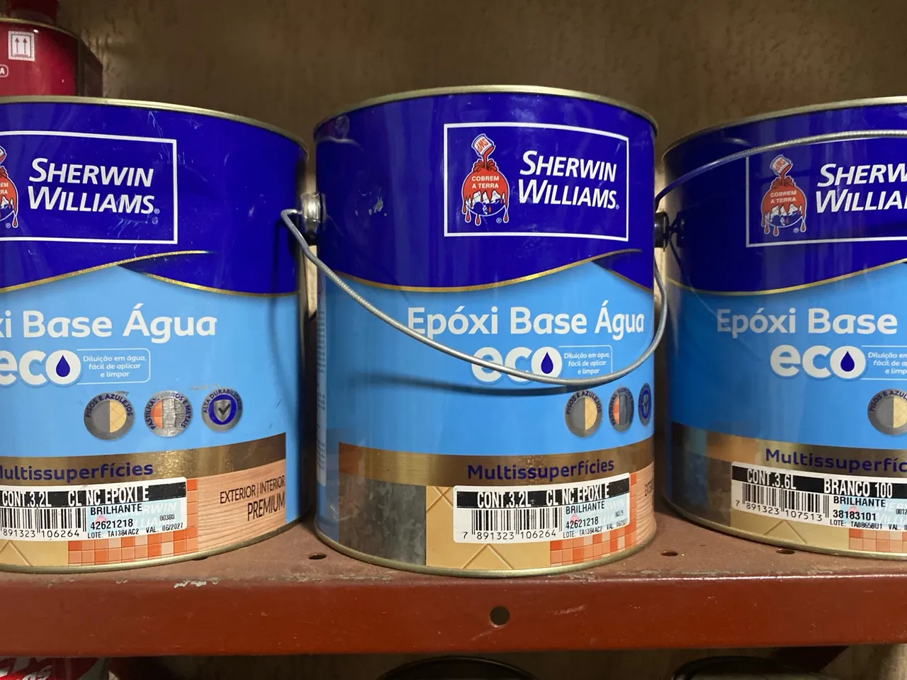 Tintas epóxi para azulejo