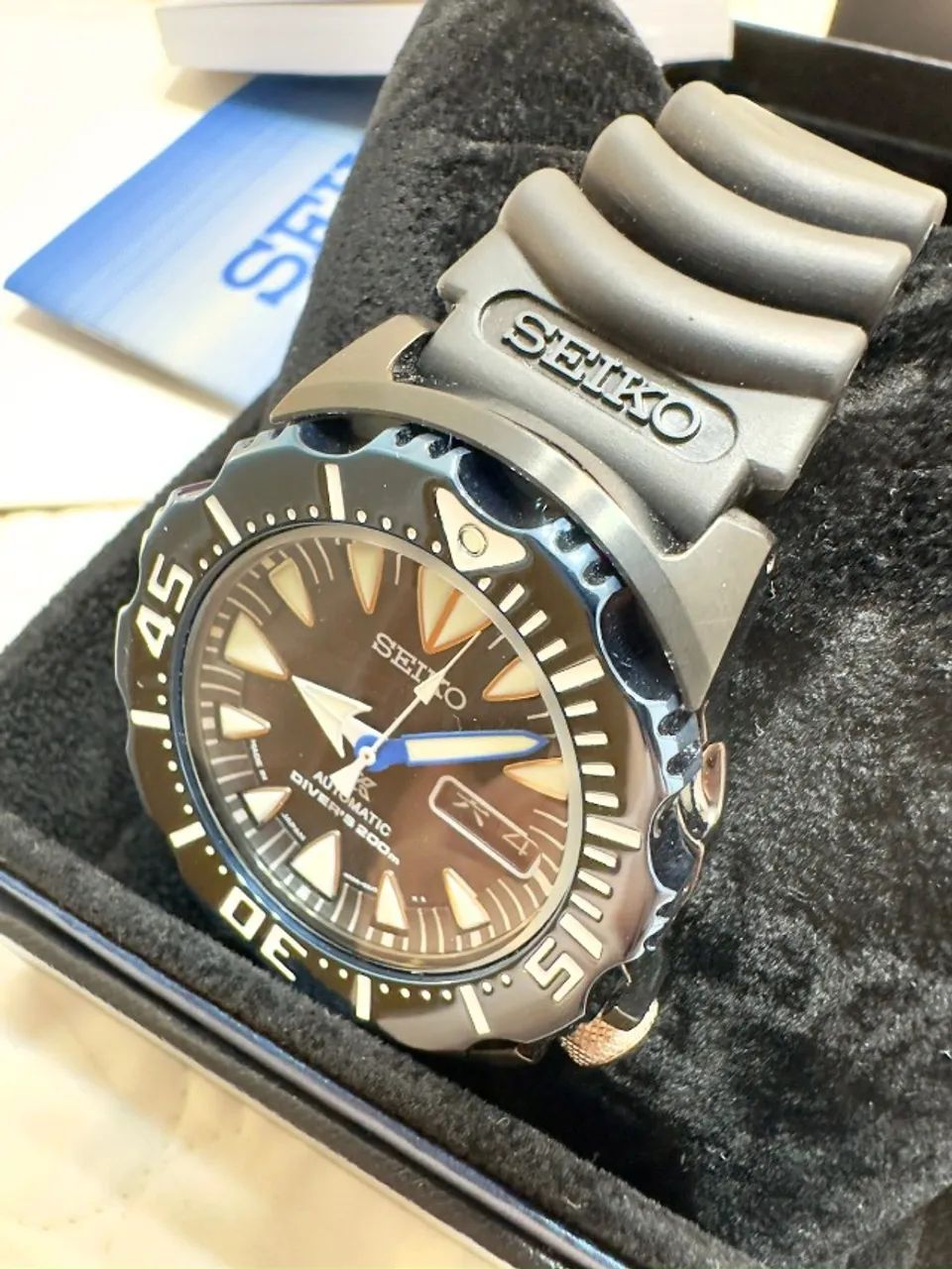 Seiko Prospex Sea Monster SRP581J1 Diver 200m Automático Preto