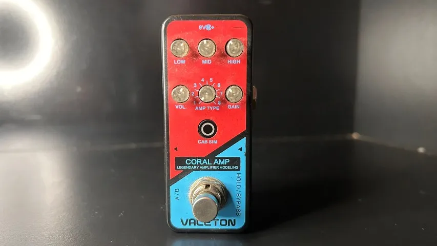 Pedal Valeton Coral Amp Modeling Simulador De Amplificador