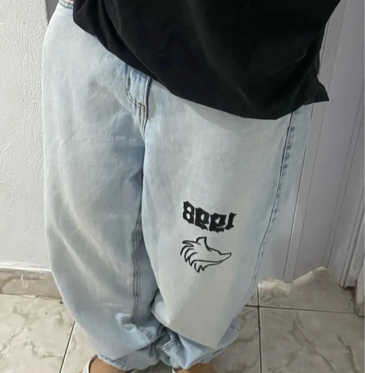 calça baggy jeans  - Foto 4