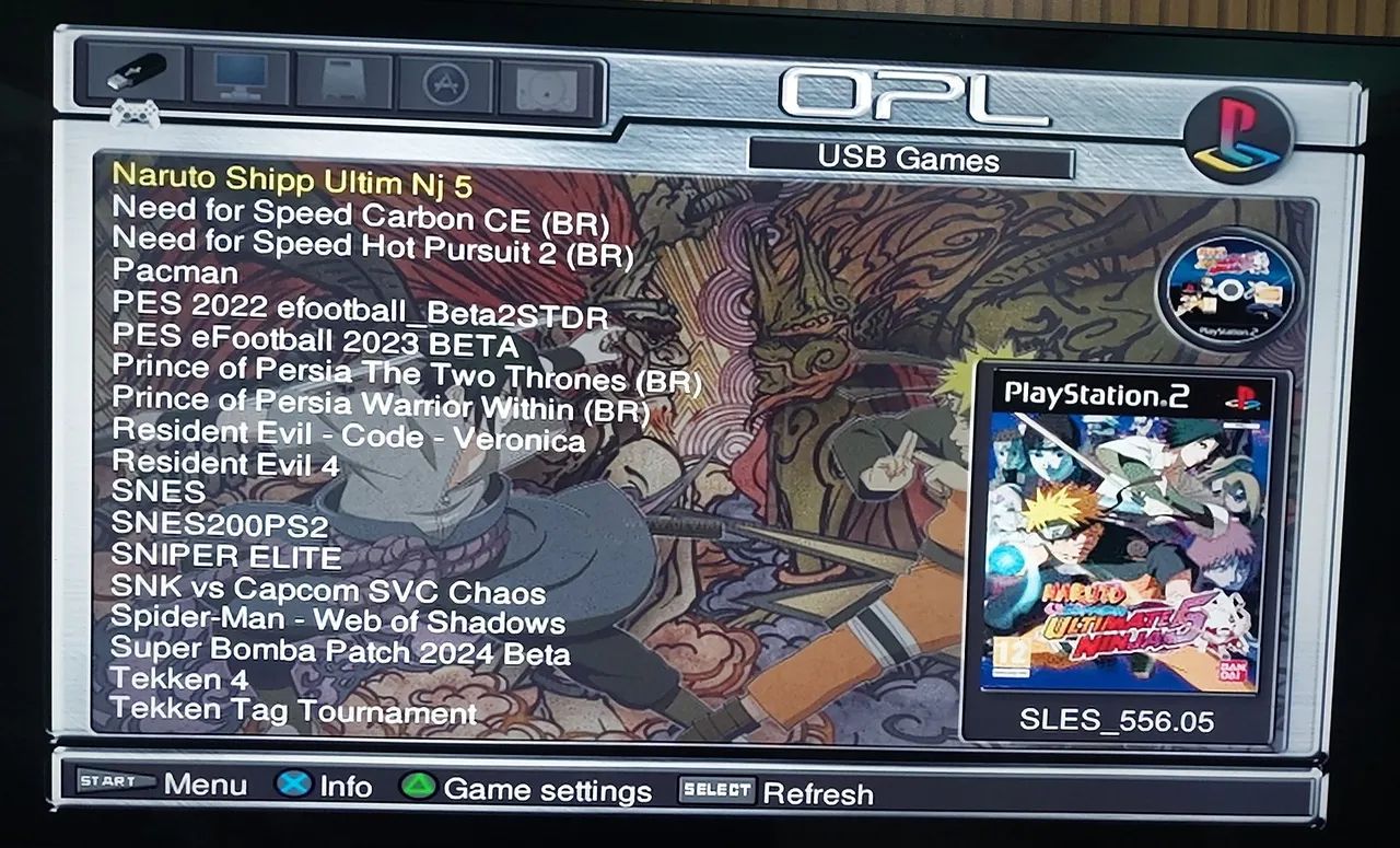 Playstation 2, pen drive de 128gb 57 jogos  - Foto 5