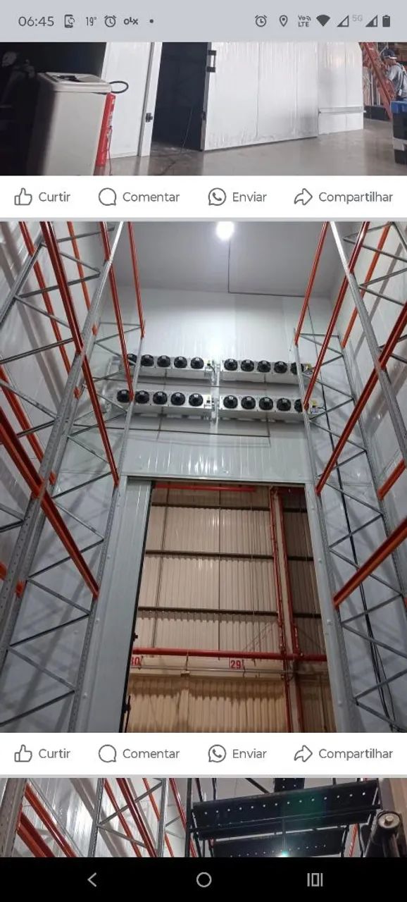 Mega câmara frigorífico 