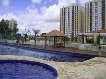 Apartamento 3/4, sendo 1 suíte, Fit Mirante do Lago, com varanda, armário na cozinha. 2 el