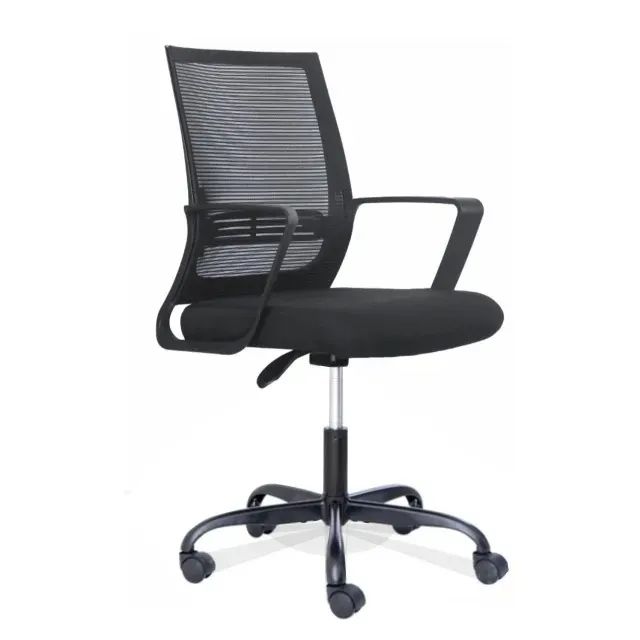 Cadeira Diretor Escritório Tela JOY Preta Design Ergonômico Conforto e Estilo 34007