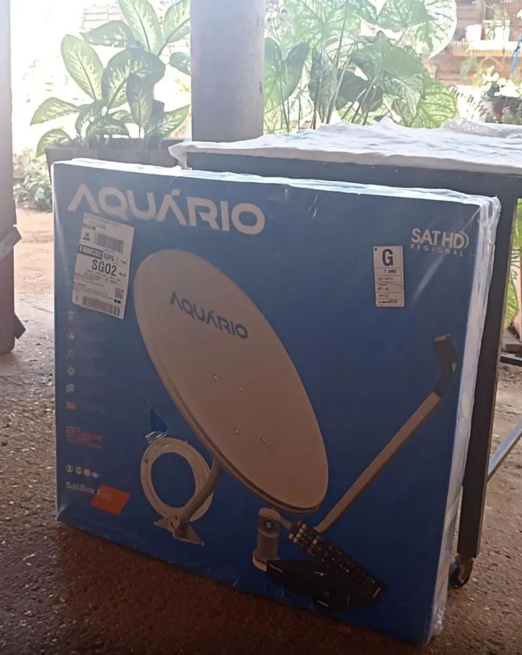 Antena parabólica completa 