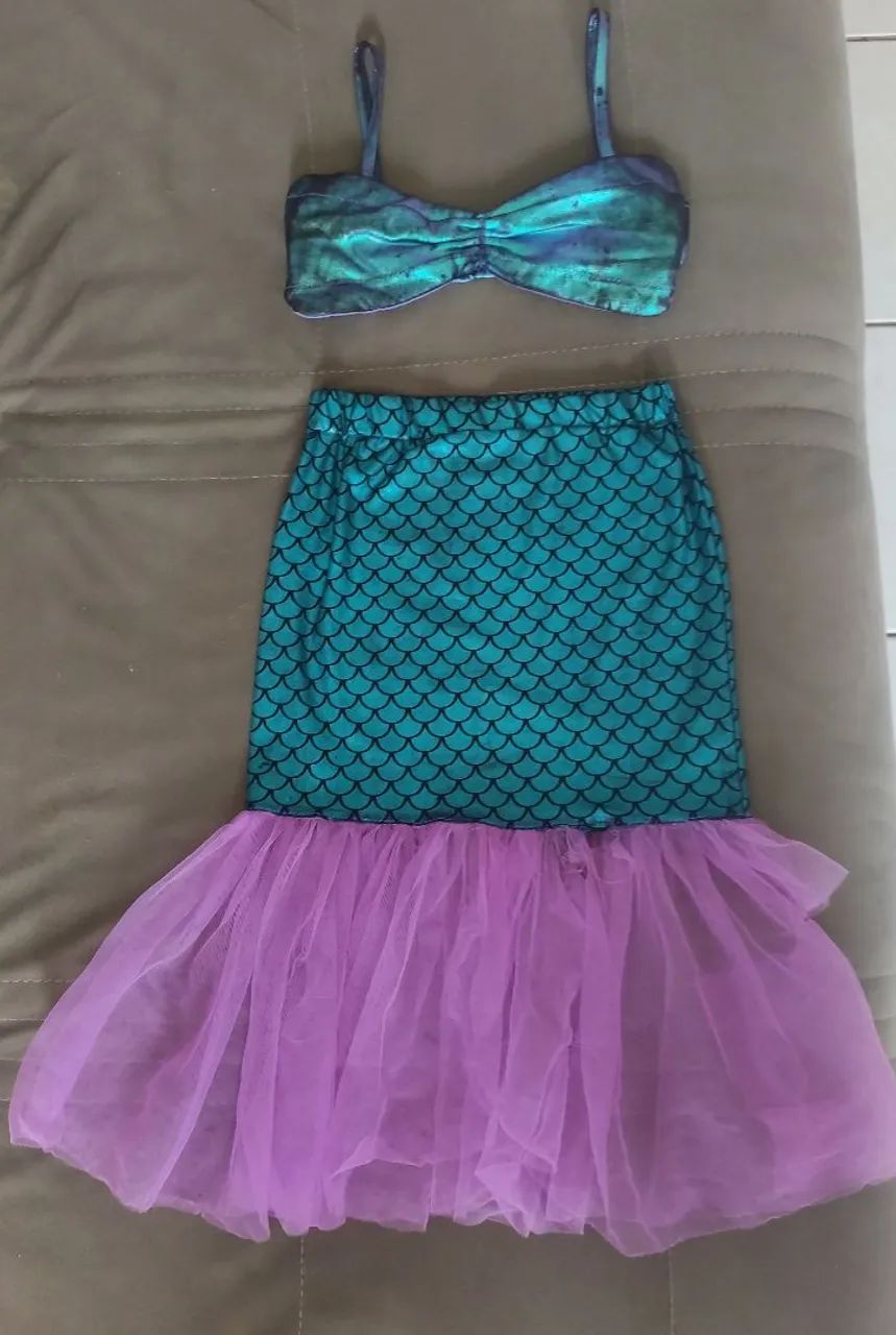 Fantasia infantil Ariel - Foto 2