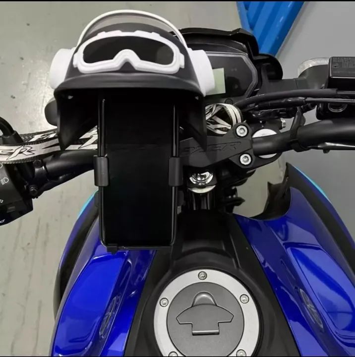 Suporte Celular Proteção Sol Chuva Estilo Capacete Moto Bike