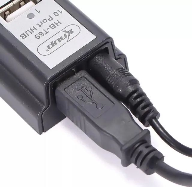 HUB Usb 2.0 Knup Hb-t69 com 10 Portas 480 Switch - Foto 3