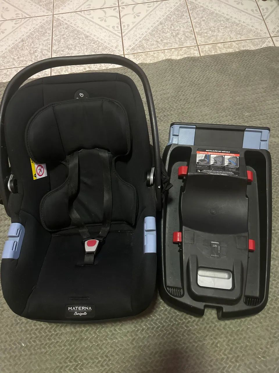 Bebê conforto com base burigotto 