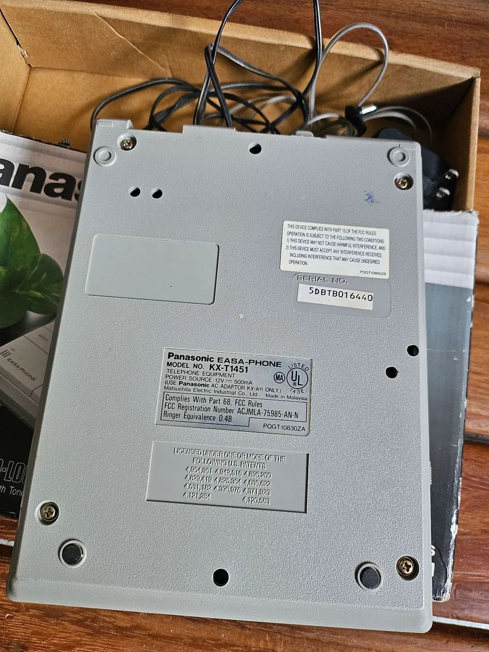 Secretaria Eletronica Panasonic kx-t1451 Vintage - Foto 3
