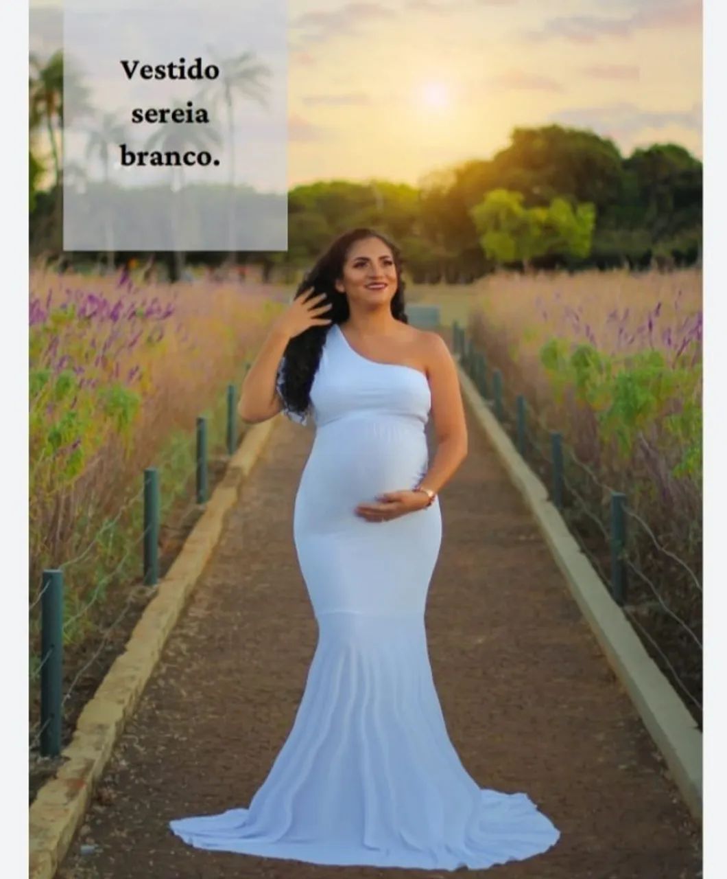 vestidos gestante para ensaio fotográfico - Foto 2