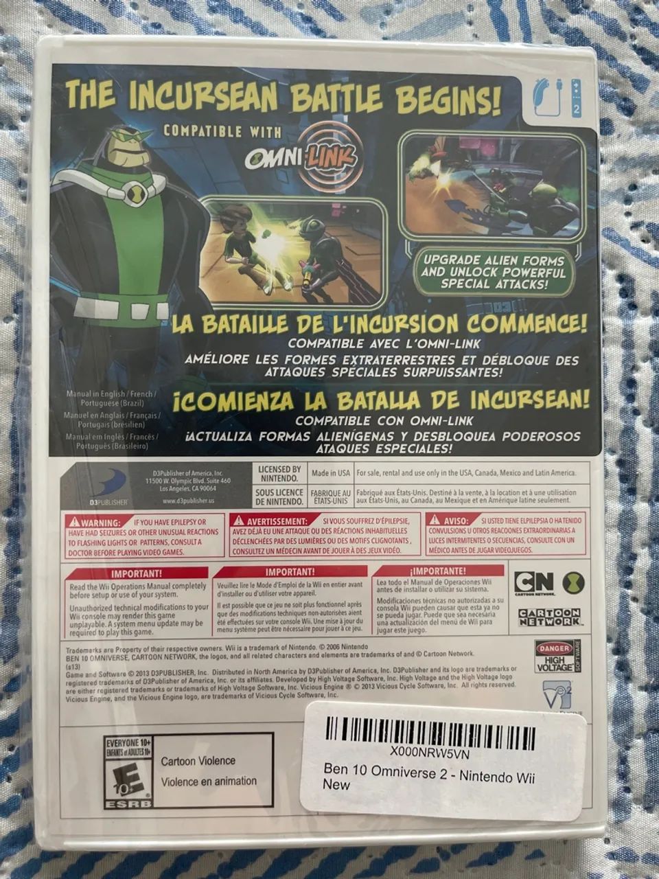 Jogo BEN10 Nintendo Wii - Foto 2