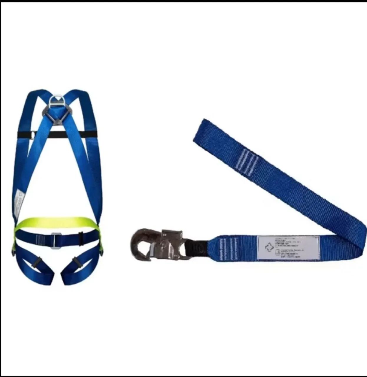 Cinto de segurança para trabalho e trava-queda perfeito para quem trabalha em altura.