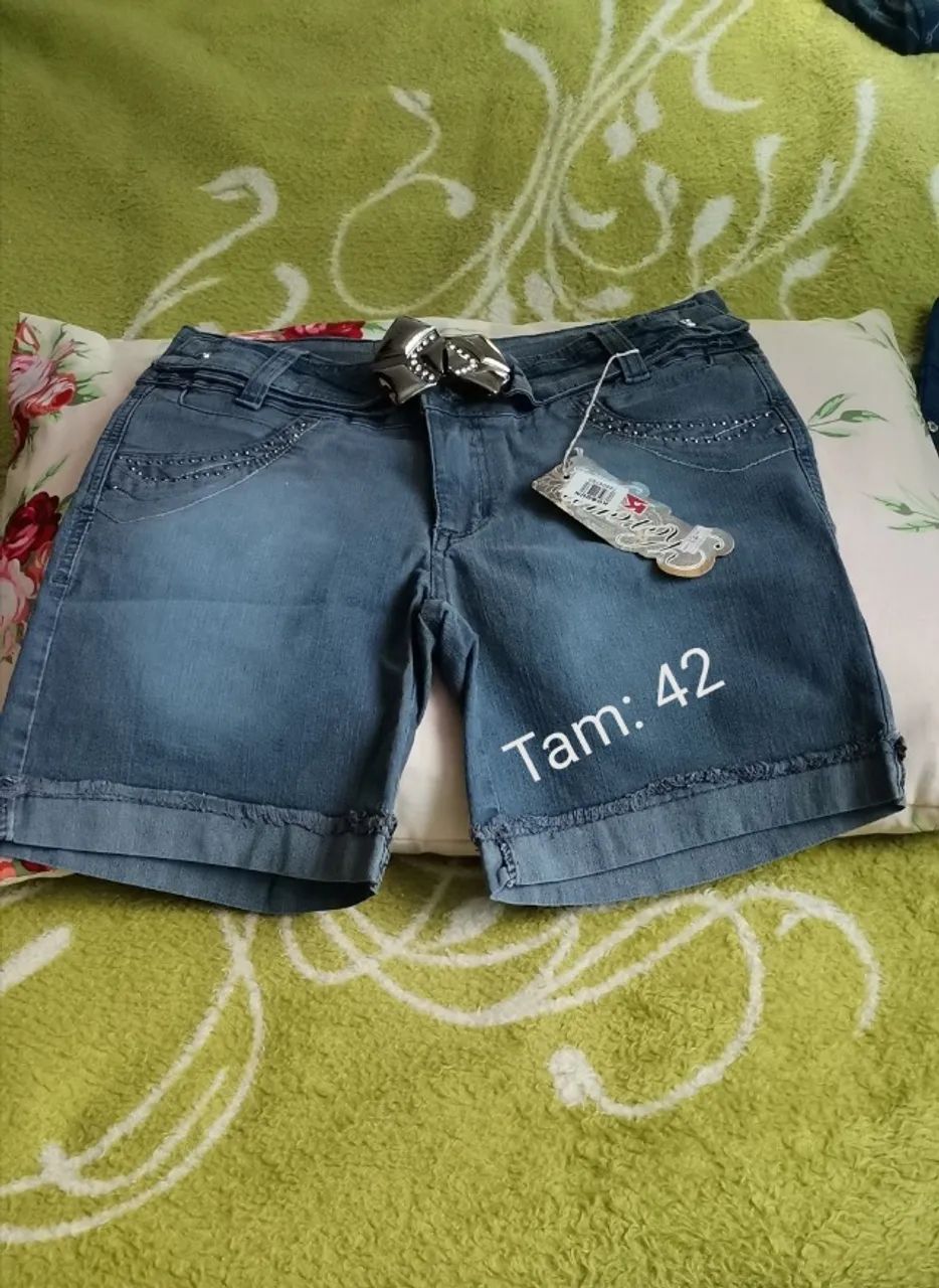 Lote Shorts Feminino c/ 5 peças Ref. 12 - Foto 5