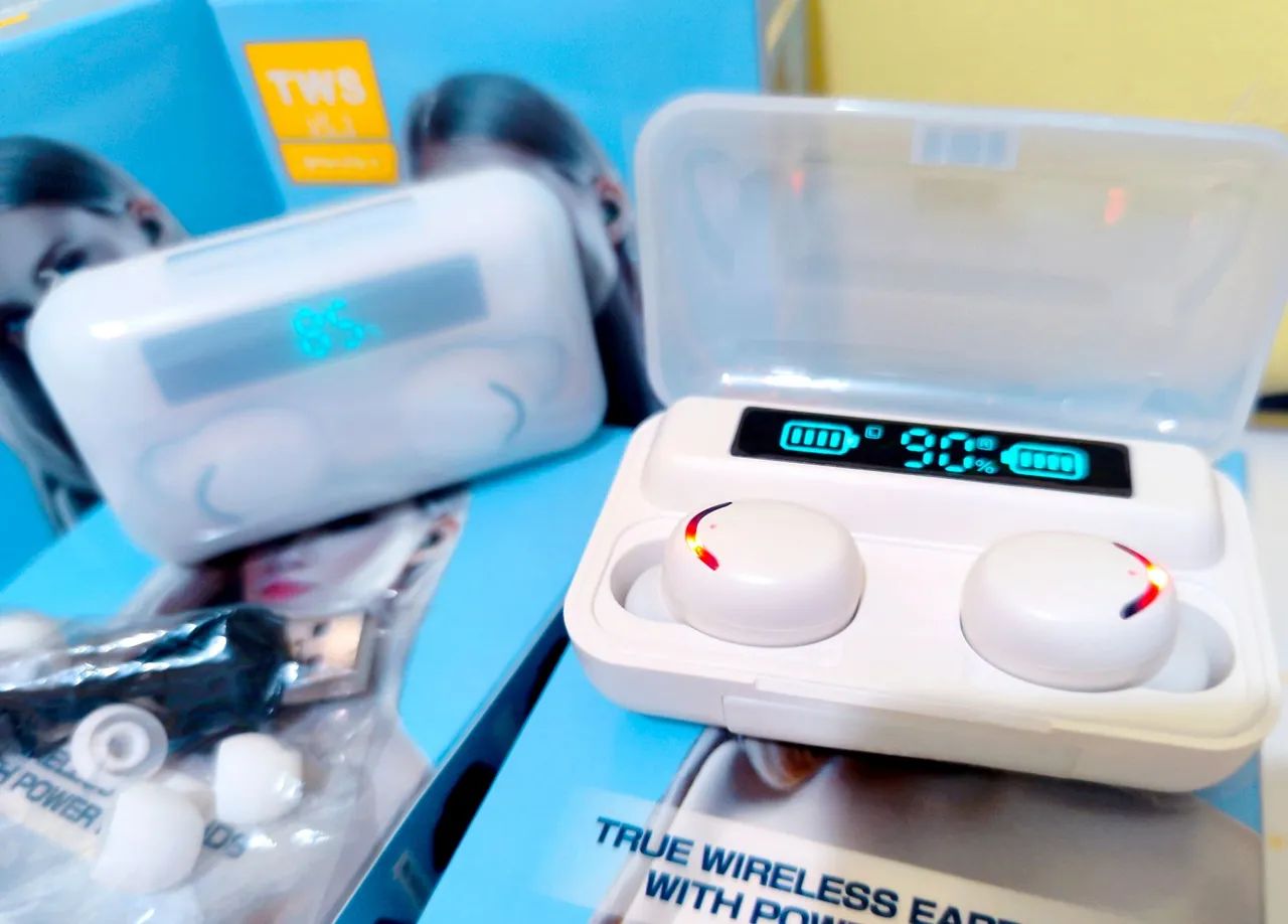 Fones de Ouvido Bluetooth com Power Bank - Foto 3