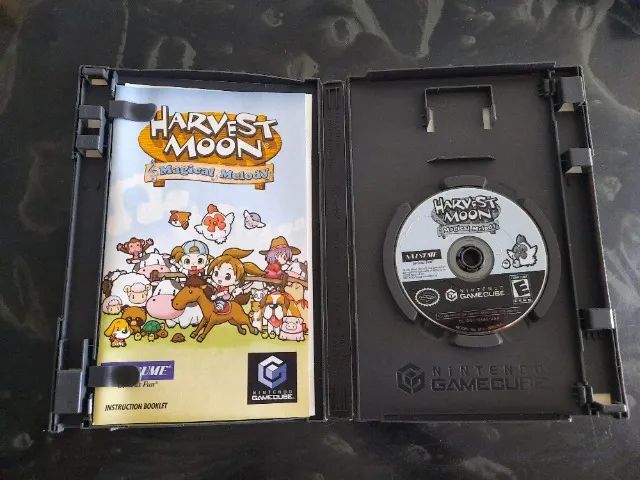 Jogo Harvest Moon Magical Melody original Game Cube/Wii Jogos de