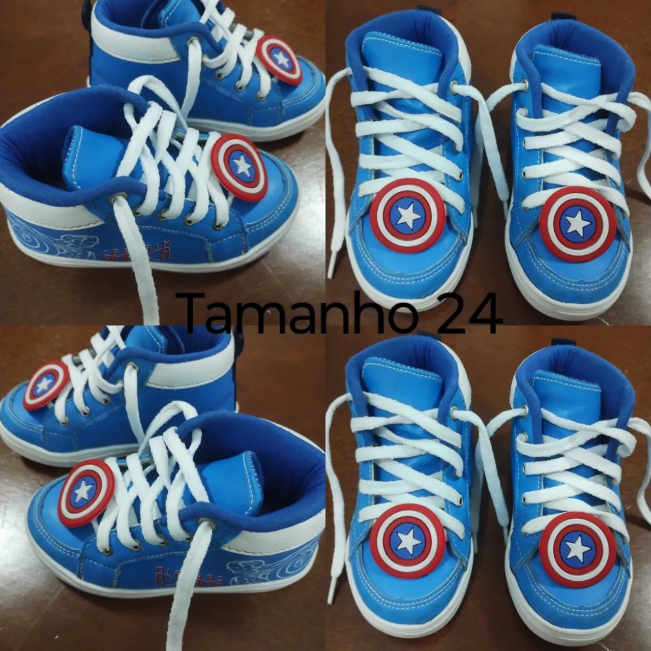 Tênis Infantil Capitão América - Tamanho 24