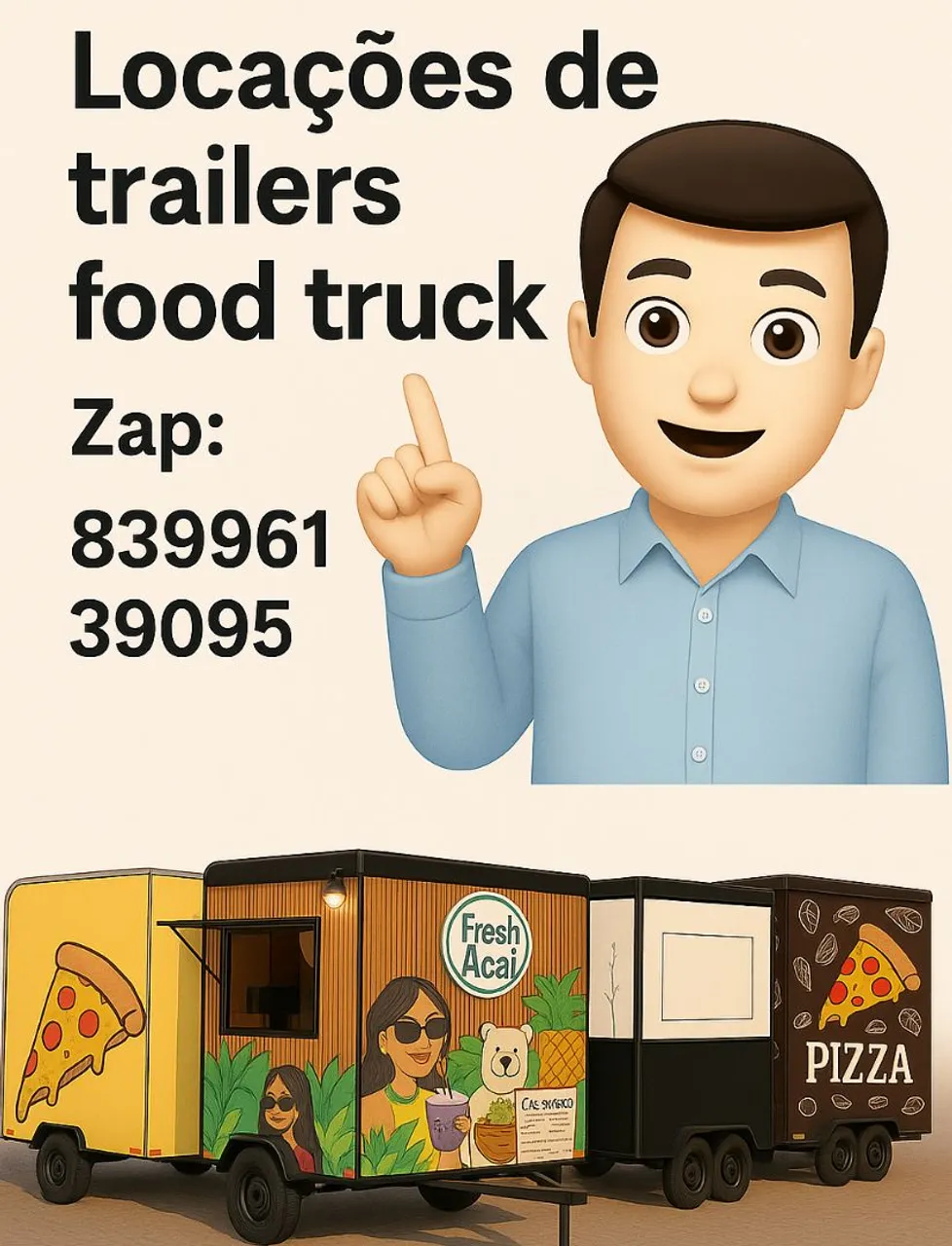 Locações de trailer food truck