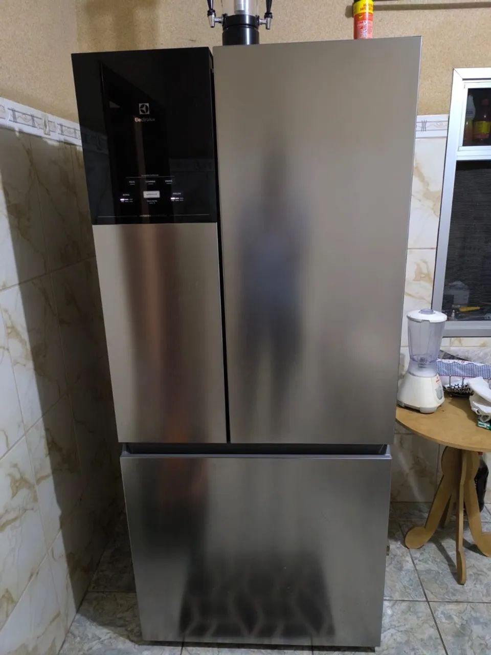 Geladeira Duplex Electrolux - Inox - Side by Side - Excelente Estado