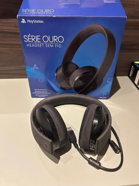Headset Sem Fio PlayStation Série Ouro