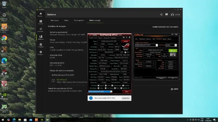 RTX 2070 8GB Galax White - Foto 3