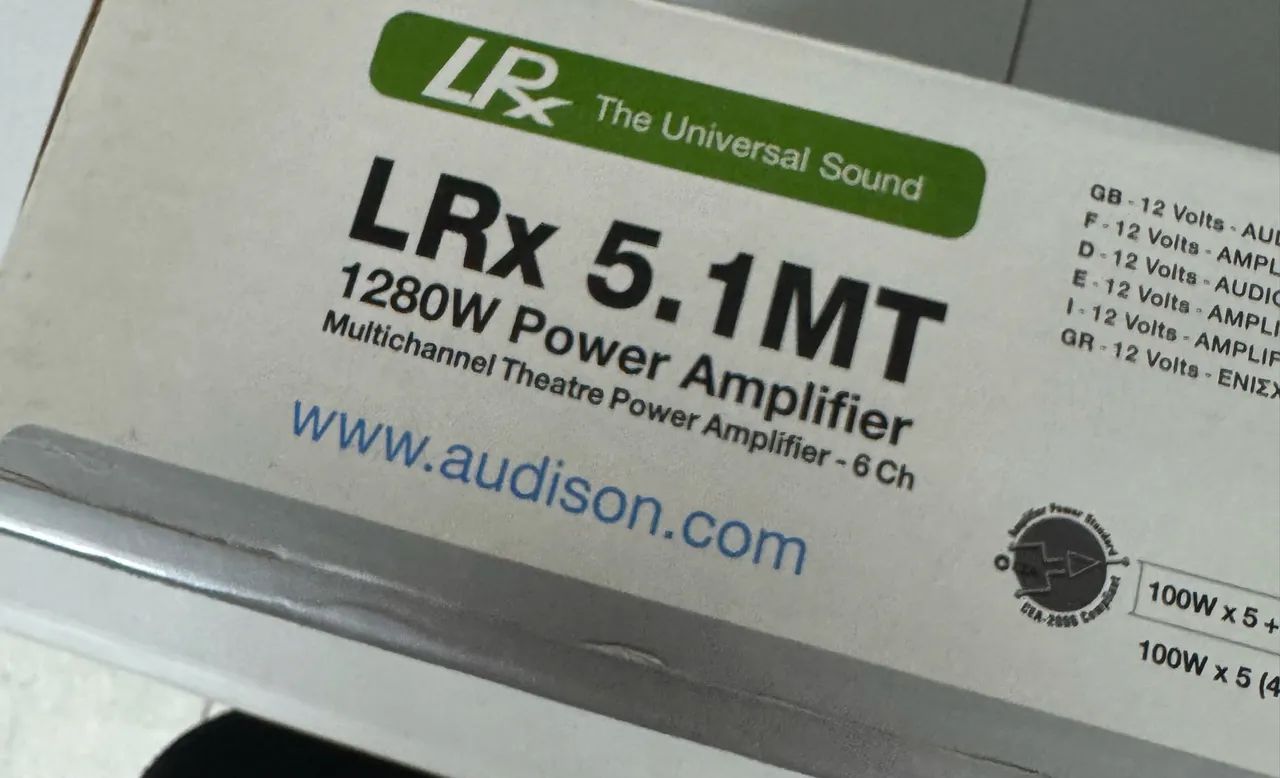 Amplificador Audison LRX 5.1 MT - Foto 3