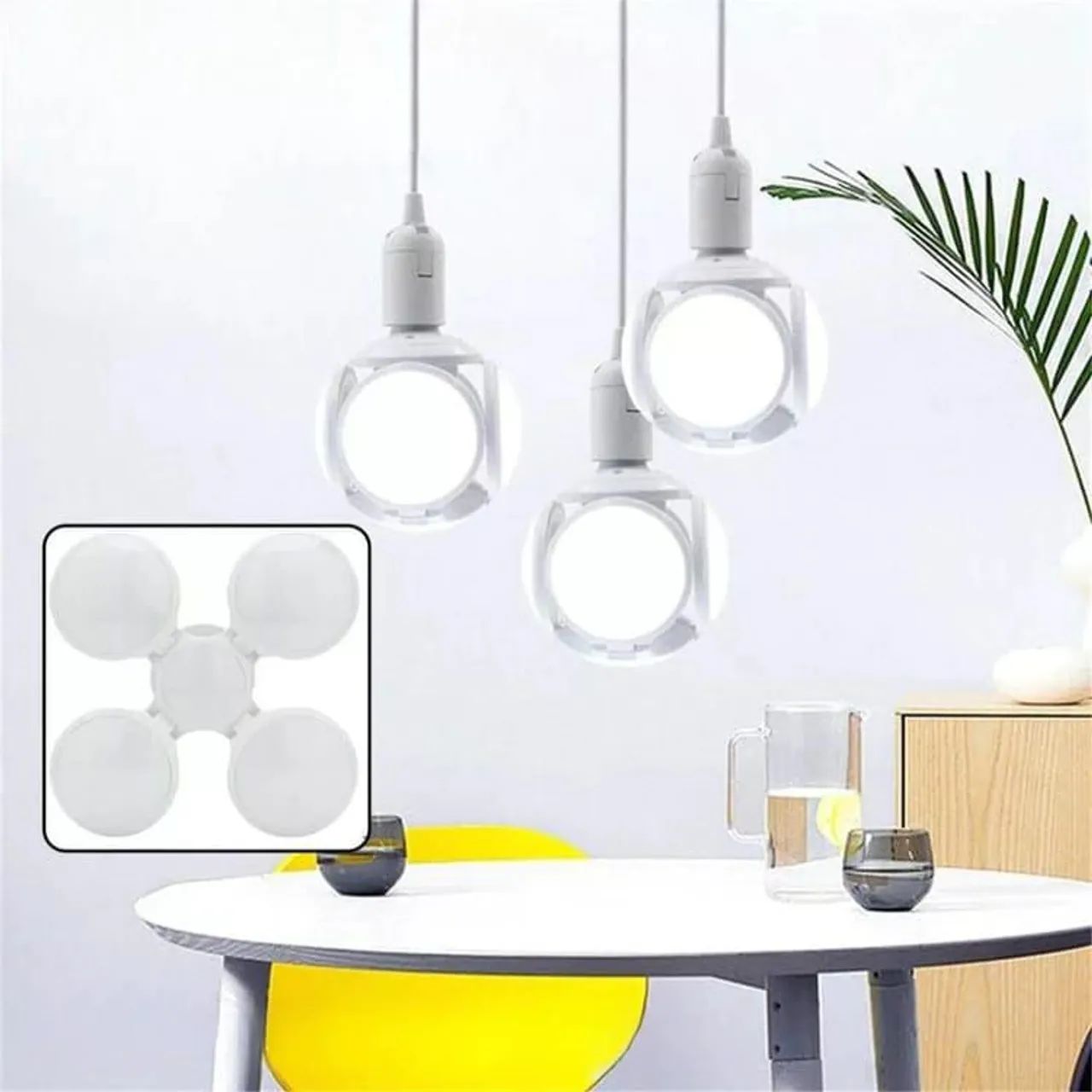 Luminária LED 5 Cabeças Giratória - Iluminação Moderna - Foto 5