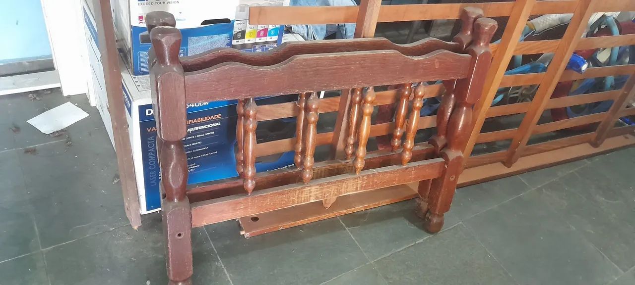 Cama e Colchao de Solteiro Extra Firme Ortobom nunca usados - Foto 4