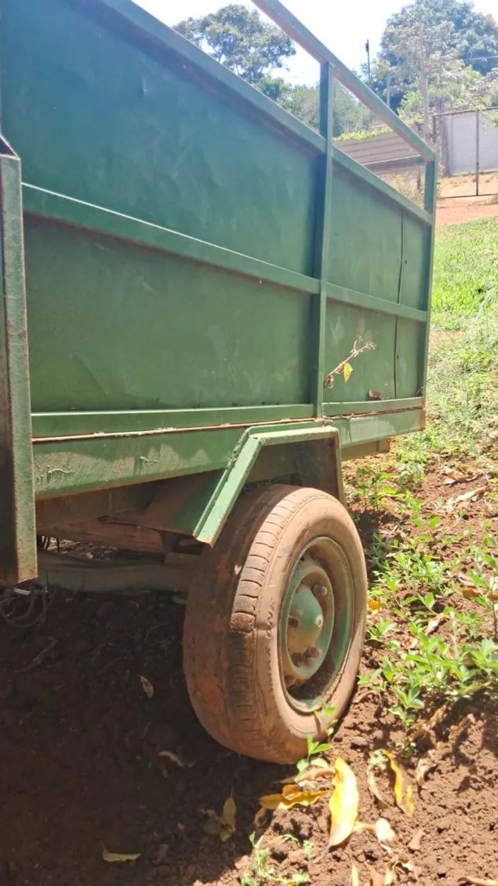 Trator/Enxada Rotativa ea carretinha Agrícola - Foto 2