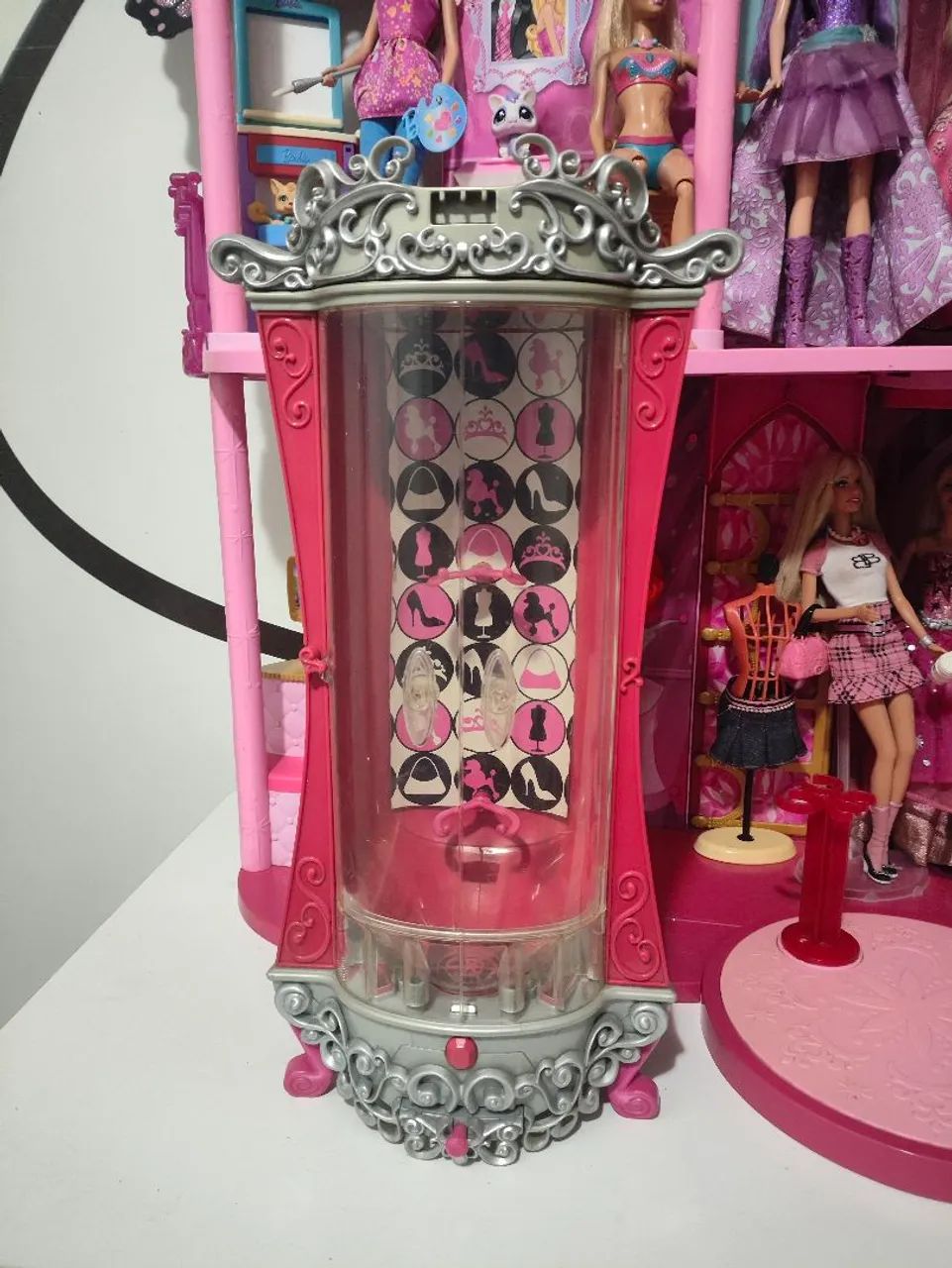 Barbie armário glitterizer - Não funciona 