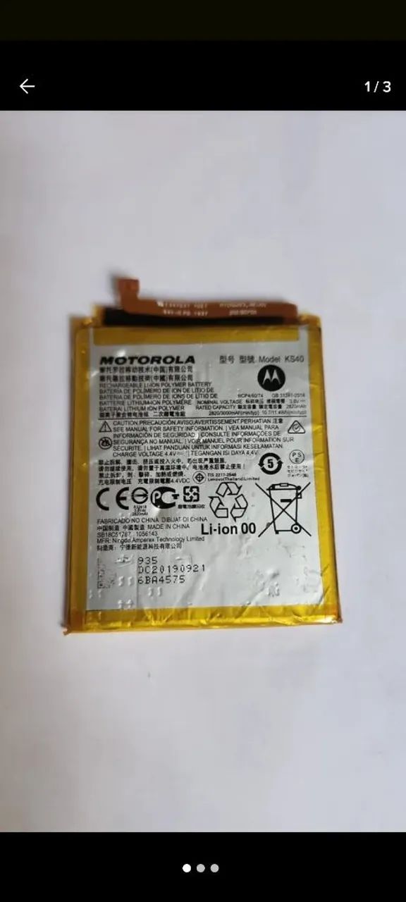 Bateria Motorola K540 - Foto 3