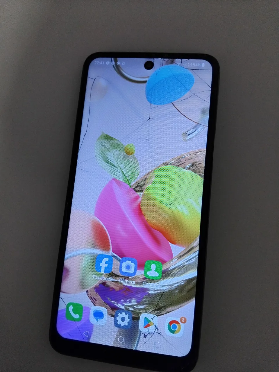 LG K52 64GB Tela Trincada Original